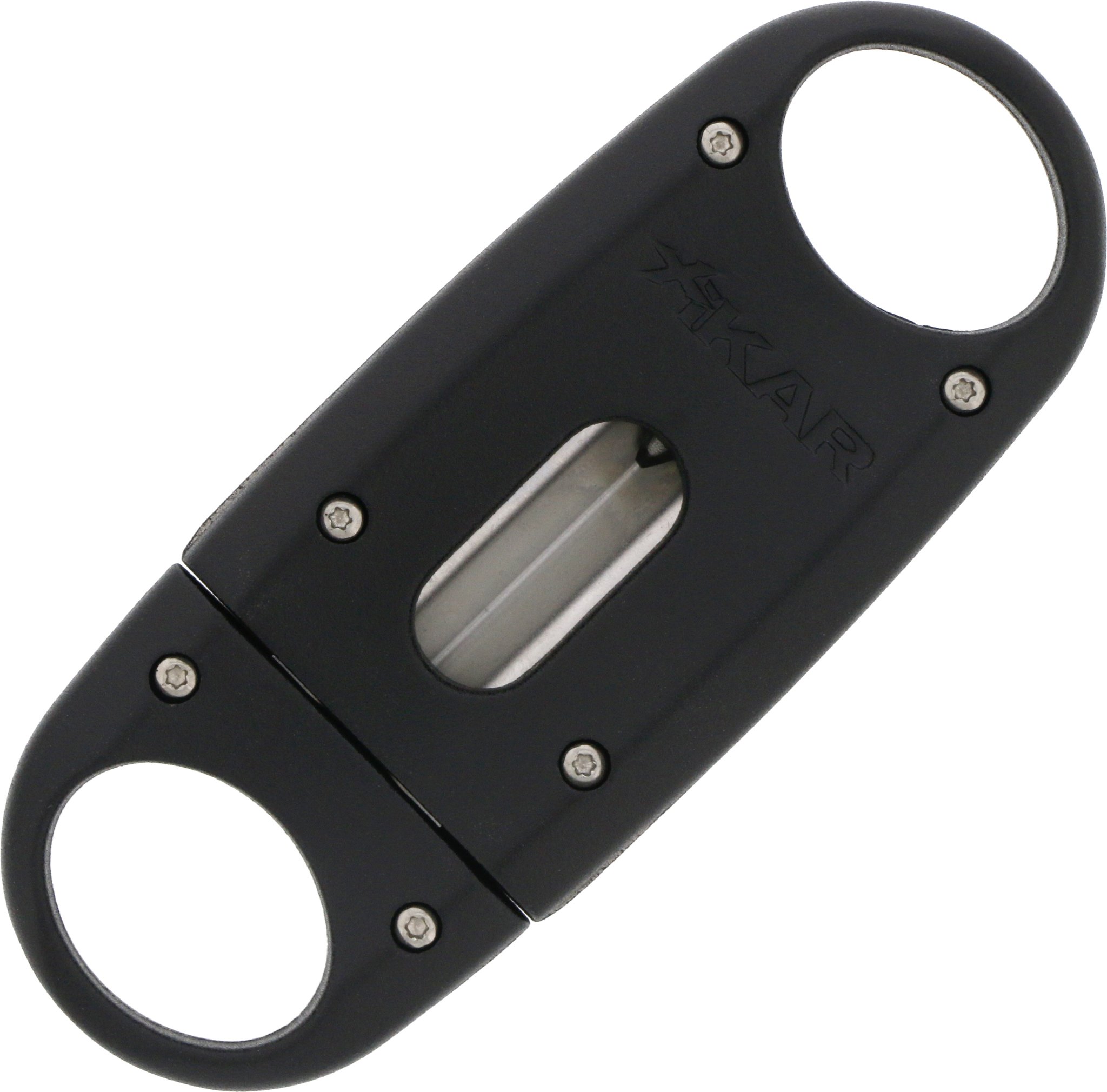 Xikar VX Metall V-Schnittcutter Schwarz (155BK) Rückseite