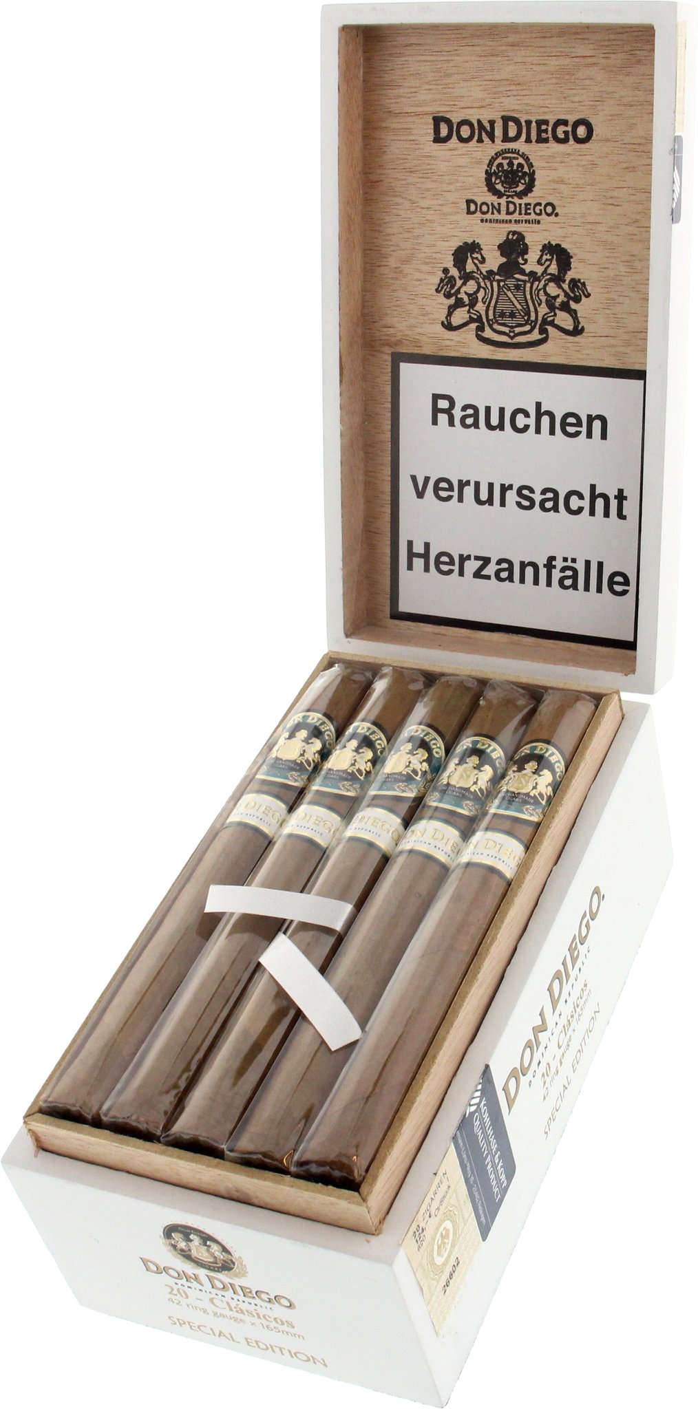 Don Diego Edición Limitada Clasico 2018 (Corona Especiales) Kiste offen