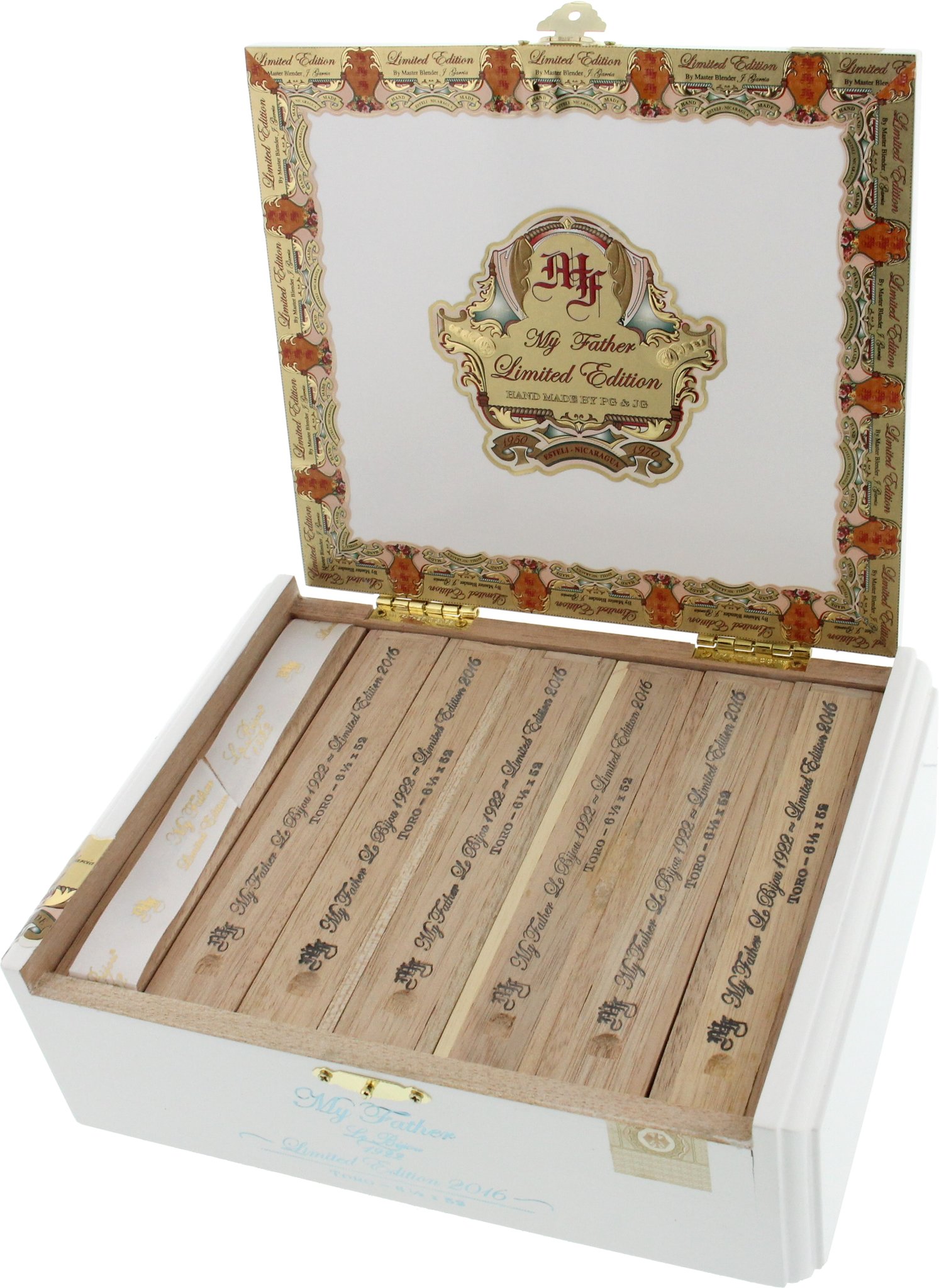 Don Pepin Le Bijou 1922 Limited Edition 2016 Toro 6.5x52 Kiste offen