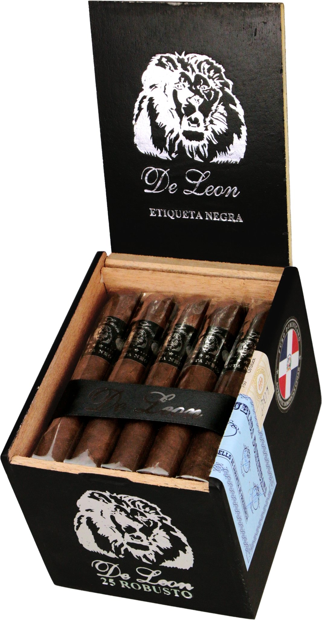 De Leon Etiqueta Negra Robusto Kiste offen