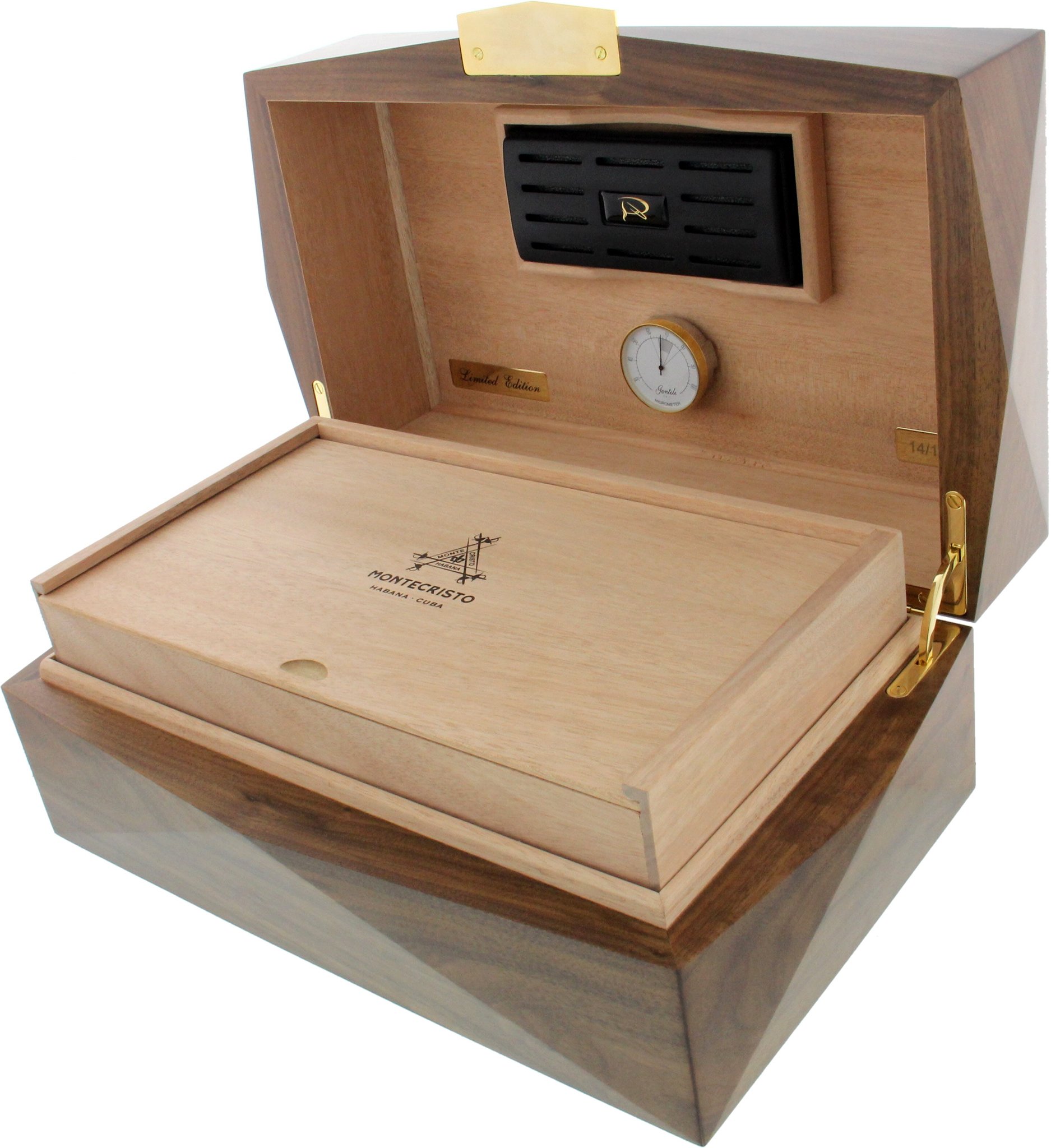 Habanos Markenhumidor Montecristo Linea 1935 (6396510) offen Detailbild 3