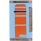 Xikar Allume (Single Jet) blue orange stripe (532BLOR)