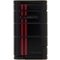 Xikar Allume (Single Jet) black red stripe (532BKRD)