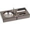 Classic Zigarrenascher schwenkbar carbon finish (524303) offen Detailbild