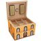 Elie Bleu Casa Cubana Collection Limited edition Humidor für 110 Zigarren Orange Palace offen