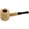 Missouri Meerschaum Corn Cob Miniature Natural BLACK (ohne Filter)