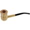 Missouri Meerschaum Corn Cob Great Dane Spindle BENT (mit Filter)