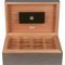 Zino Humidor Z 80 Graueiche und cyan (115918) offen