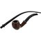 Stanwell Hans Christian Andersen brown polish Model 7/9 (31267700) mit 2. Mundstück