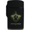 Skelton Jetflame schwarz mit Logo SINGLE (1-flammig)
