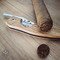 Les Fines Lames Zigarrenmesser Le Petit Barrel Series Cognac Stimmungsbild 2