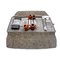 Savinelli Pfeifentasche 4er Rindleder grün braun T660 (14960) innen