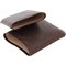Martin Wess Premium Lederetui - Eidechse (Lizard) Brown Demi Tasse (503-11) offen