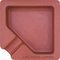 Les Fines Lames Aschenbecher Monad Red (1 Ablage)