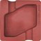 Les Fines Lames Aschenbecher Dyad Red (2 Ablagen)