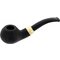Anton Pipes Pfeifen P002 Black sandblast Maple (Ahorn)