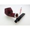 Anton Pipes Ahorn (Maple) Pfeifen Bull Cap Red sandblast