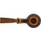 Stefano Santambrogio Pfeifen Bent Brandy Rustic No. 64 Draufsicht