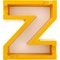 Zino Aschenbecher Z-Form mit Logo von oben