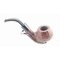 Rattray's Triskele Handmade Extra Triskele Sandblast Bent Pfeife 6585