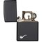 Zippo Pfeifenfeuerzeuge schwarz (250687) offen