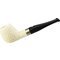 Barling Ivory (Meerschaum) Straight rustic 1812 (15298)