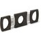 Stainless Steel polished/satin black (1001) schräg