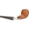 Heibe Pfeifen Bulldog Sandblasted Waxed Horn Stem_04