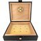 Classic Beryllus Lederhumidor black snakeskin