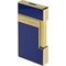 Lack blau / gold