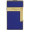 Lack blau / gold Vorderseite