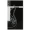 Fender Schwarz/Chrom Rückseite