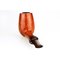Lovat glatt orange Detail
