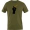 Shirt oliv schwarze Faust 