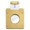 Donatus Pocket Guillotine - Line Serie 135 Edelstahl satiniert & vergoldet (No. 