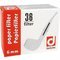 Denicotea Pfeifenfilter 6mm Papierfilter (36er Packung) (101506)