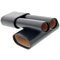 Martin Wess Premium Lederetui Vachetta Black 2er Toro (662) Detailansicht