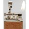 Corona Old Boy Classic (64-4002) Versilbertes Messing/ sandgestrahlte Bruyerehülle (15328) Flamme